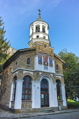 Fototapeta na wymiar DRYANOVO MONASTERY, BULGARIA - JULY 6, 2018: Nineteenth century Dryanovo Monastery St. Archangel Michael, Gabrovo region, Bulgaria