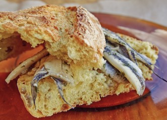 Tapa de boquerones