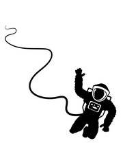 schlauch astronaut weltall kosmonaut raumfahrer raumschiff rakete science fiction weltraumfahrer forscher fliegen schweben schwerelos raumanzug zukunft clipart