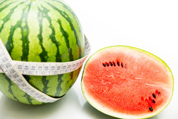 Watermelon, a typically sweet and juicy summer fruit. A very dietetic and light fruit.
