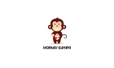 Monkey Eating