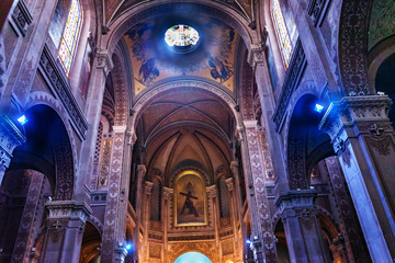 Fototapeta premium Basilica Altar San Francisco Church Mexico City Mexico