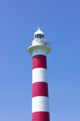 利尻島、石崎灯台と利尻山