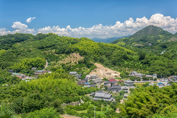 Village on Innoshima in the Seto Inland Sea, Japan