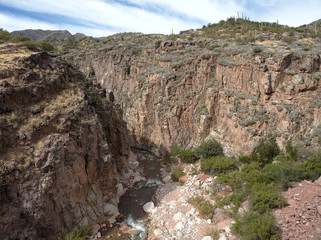 The view along famous route 40, in La Rioja, Artgentina.