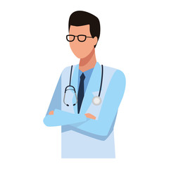 Fototapeta premium doctor Jobs and professions avatar