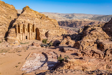 Monastery tomb in Petra, Jordan