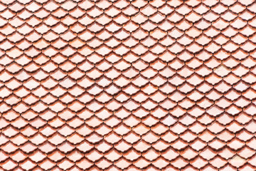 Brown roof tiles in the past