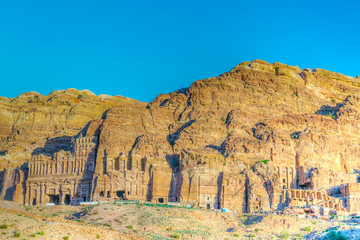 Urn, Silk, Corinthian and Palace tombs at petra, Jordan