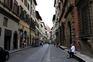 Fototapeta na wymiar Florence street