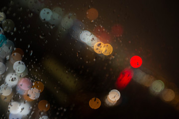rain bokeh