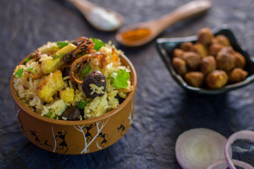Food Photography - Indian style - Panneer Soya Fried Rice