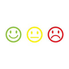 emoticon icon isolated vector