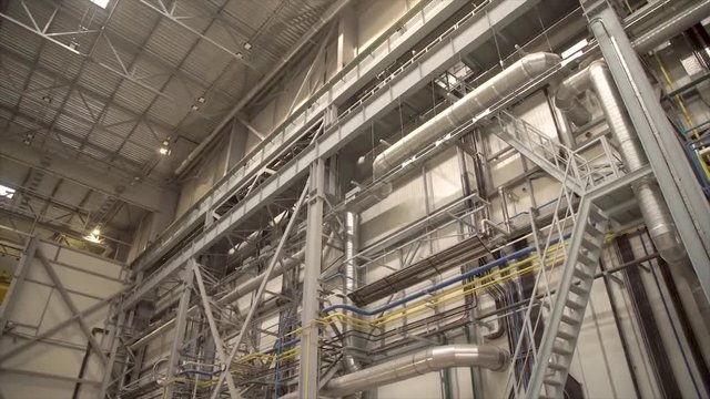 industrial interior of a factory
