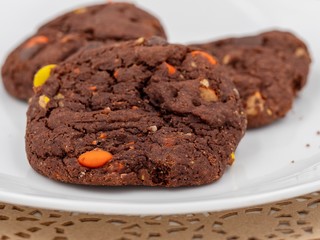 Chocolate Candy Cookies