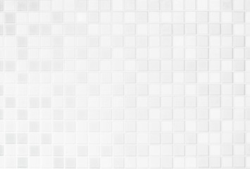 White or gray ceramic wall and floor tiles seamless abstract background. Kitchen wall pattern seamless design interior. - obrazy, fototapety, plakaty
