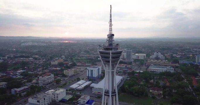 Aerial view of Alor Setar Kedah, Malaysia 