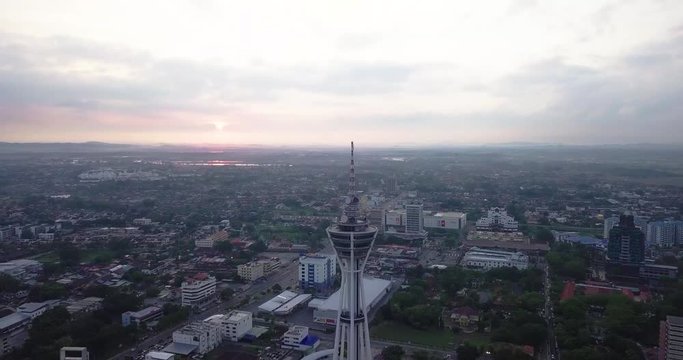 Aerial view of Alor Setar Kedah, Malaysia 