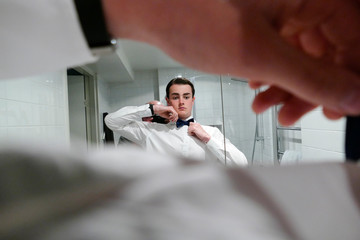 STOCKHOLM, SWEDEN 15 year old gets ready for prom © Alexander