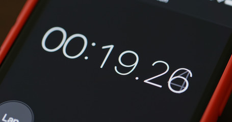 Starting digital timer