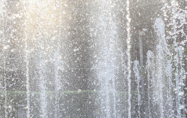 Abstract background from gush and splash of water fountain.