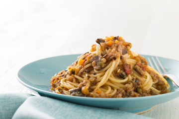 スパゲッティー　鰯のペペロンチーノ