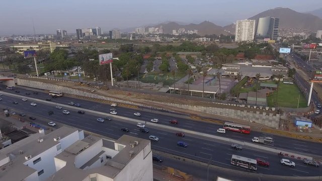 This footage was in San Borja, Lima, Peru