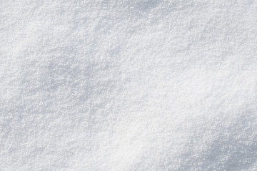 Fototapeta premium Nature background of fresh powder snow, pattern and texture in white