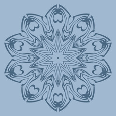 Ornamental Arabic Pattern With Mandala. Vintage Vector For Print Or Web Design. Invitation, Wedding Card, National Design. Pastel color