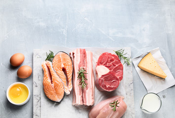 Foods high in animal protein