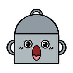 cute cartoon cooking pot