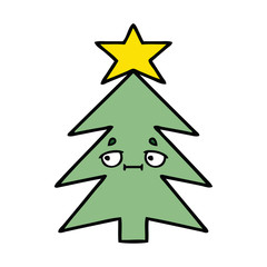 cute cartoon christmas tree