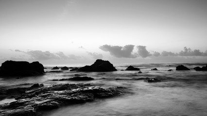 Beach in Malaysia as background