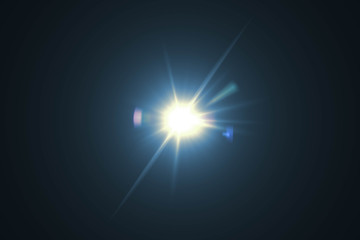 Abstract of sun with flare. natural background with lights and sunshine wallpaper.