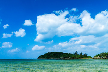 沖縄の海　エージナ島