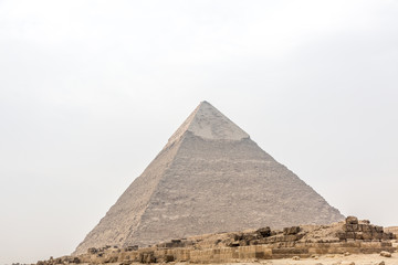 Obraz na płótnie Canvas Great pyramids in Giza
