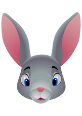 Fototapeta na wymiar Happy Easter. Easter Bunny / Rabbit Head