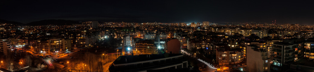 city at twilight sofia