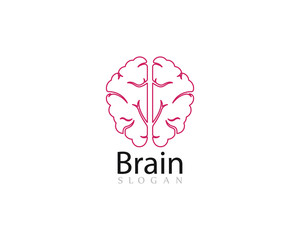 Brain Logo Template vector icon illustration design