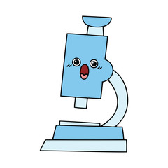 cute cartoon microscope