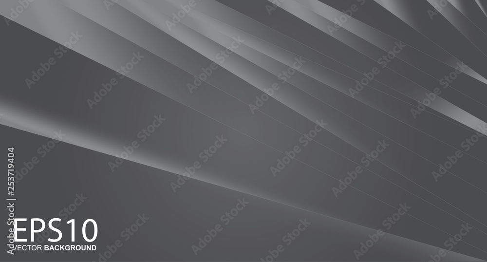 Poster abstract gradient dark gray color background
