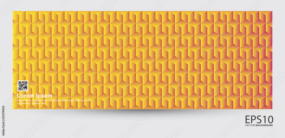 Aufkleber abstract geometric colorful pattern background