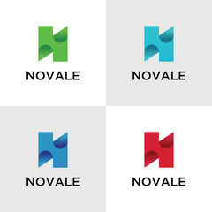 Letter N Logo Template