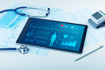 Live medical screening with medical application on tablet
                        