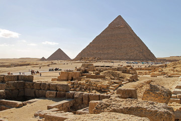 Fototapeta na wymiar Egyptian Pyramids