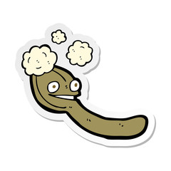 sticker of a cartoon spoon