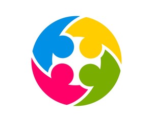 Motion people together