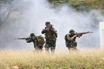 The army issued a patrol along the border to protect the country.