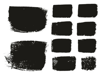 Paint Brush Medium Background & Lines High Detail Abstract Vector Background Mix Set 142