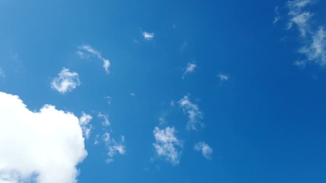 Blue Sky with white clouds
